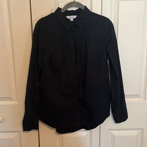 Women’s Nine West Black Button Down Top